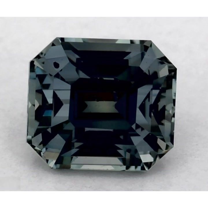Szafir 1,15 ct, zielony, szlif szmaragdowy