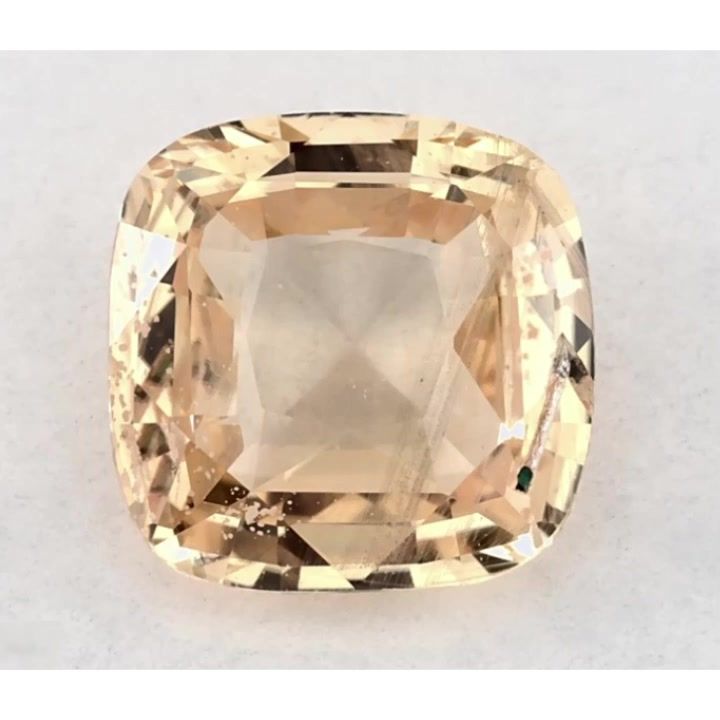 Szafir 1,34 ct, żółty, szlif cushion