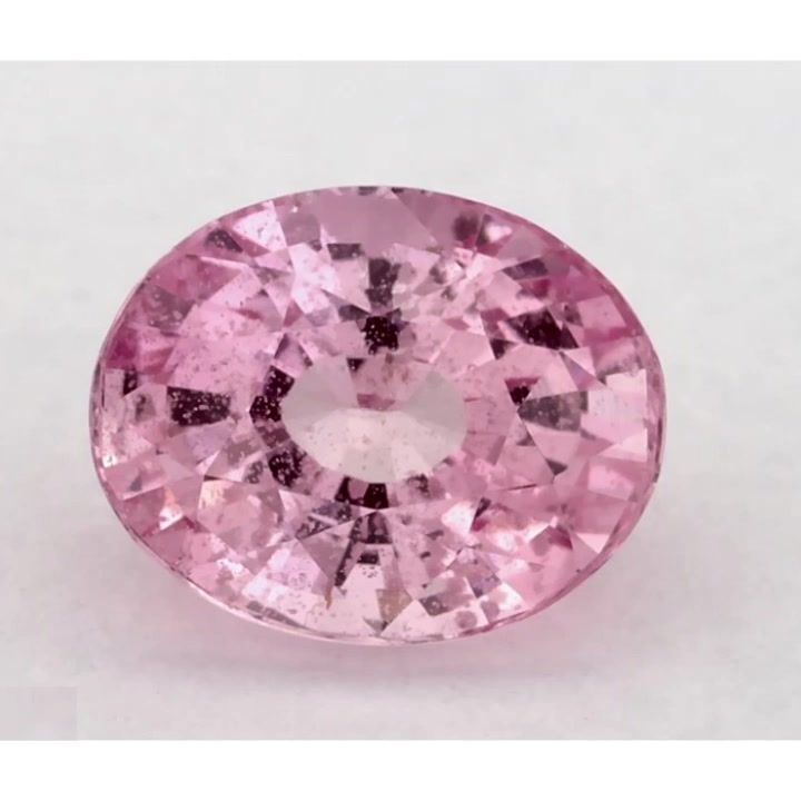 Szafir 1,40 ct, różowy, szlif owalny