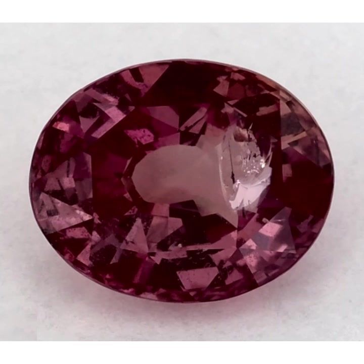 Szafir 1,63 ct, różowy, szlif owalny