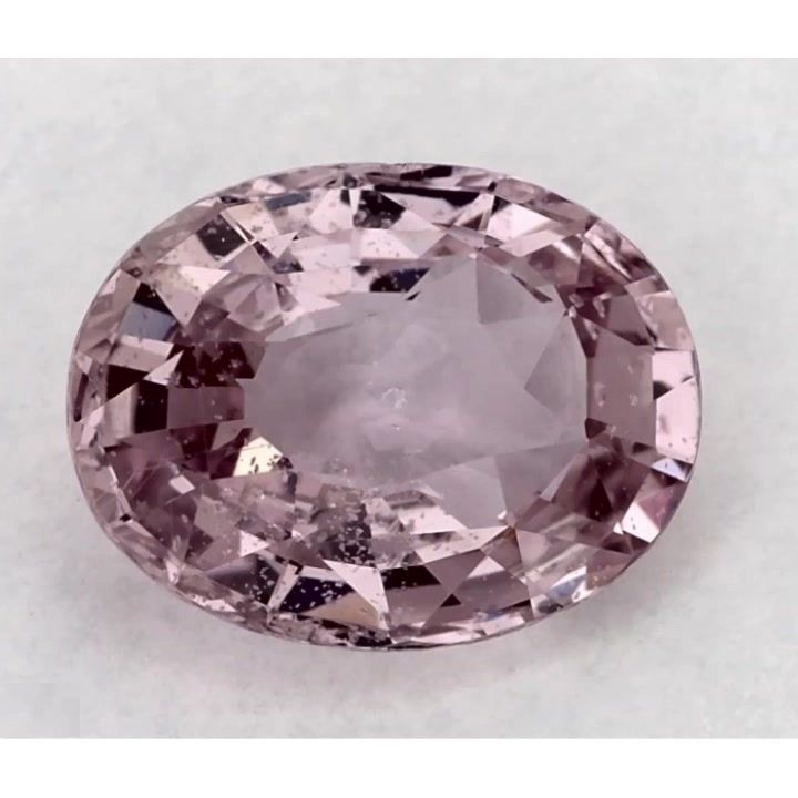 Szafir 2,02 ct, różowy, szlif owalny