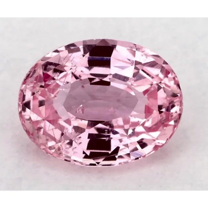 Szafir 2,10 ct, różowy, szlif owalny