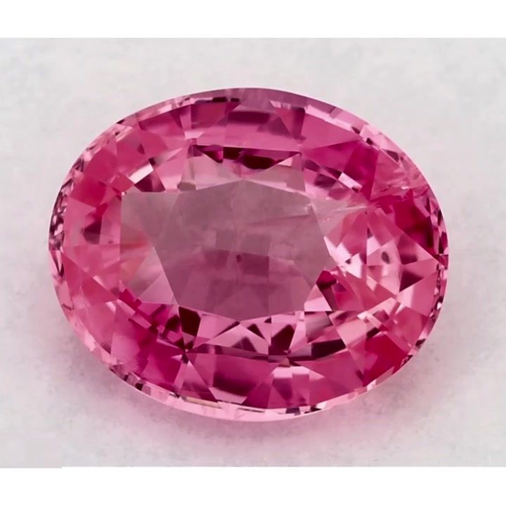 Szafir 2,59 ct, różowy, szlif owalny