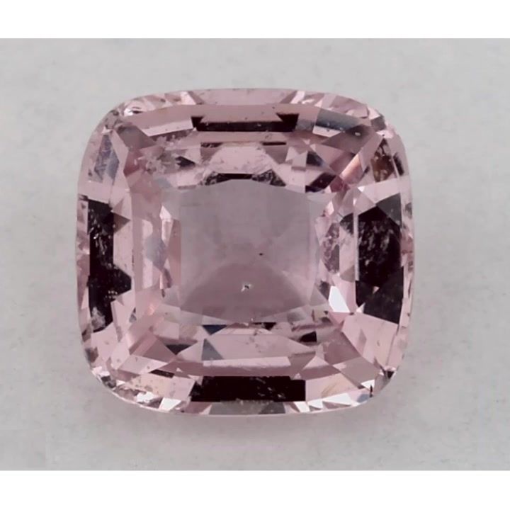 Szafir 1,43 ct, różowy, szlif cushion