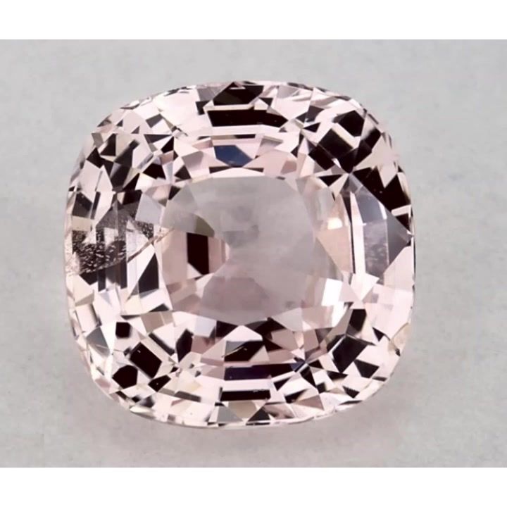 Szafir 1,97 ct, różowy, szlif cushion