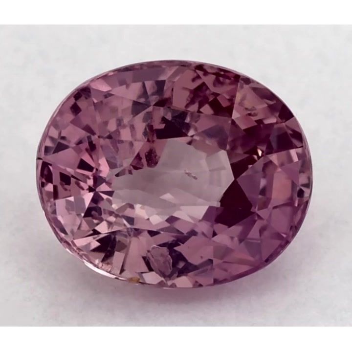 Szafir 2,00 ct, różowy, szlif owalny