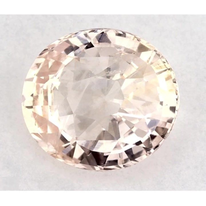 Szafir 3,12 ct, różowy, szlif owalny