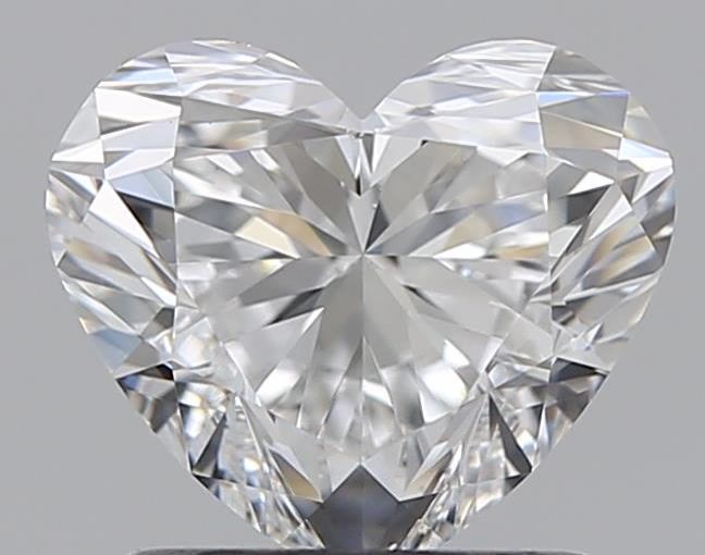 1.23 Carat F VS2 Heart Diamond