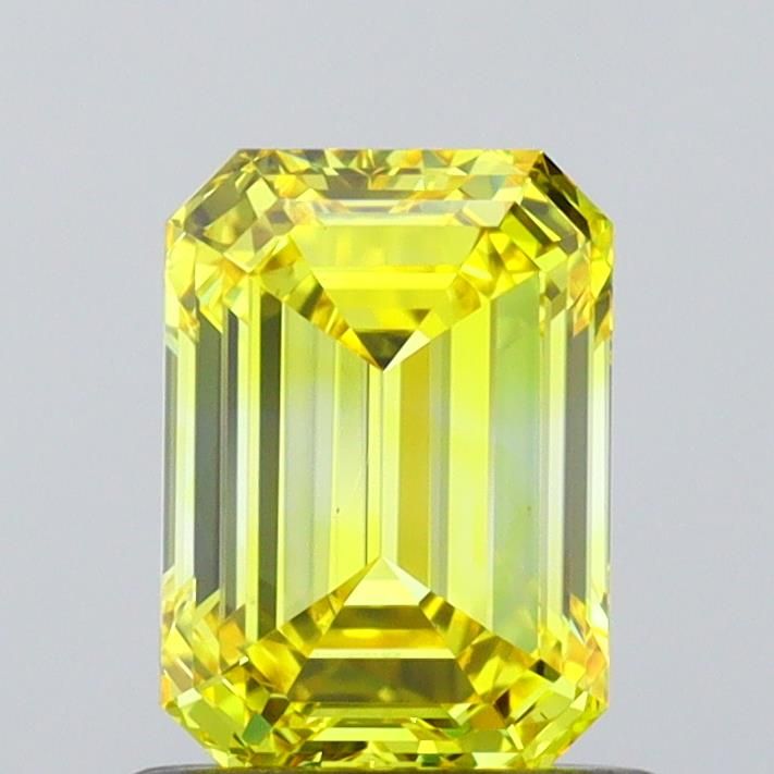 0.93 CT Fancy Intense Yellow EMERALD