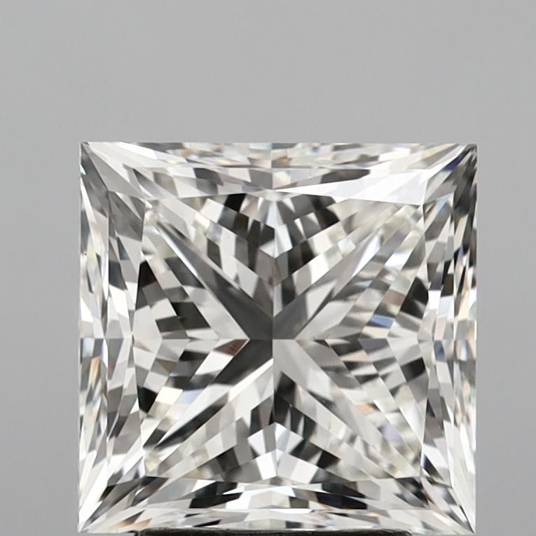 Diamant Princesse 5.02 ct - Couleur H - Pureté VS1