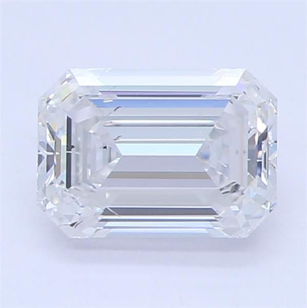 Diamant Émeraude 0.72 ct - Couleur E - Pureté SI2