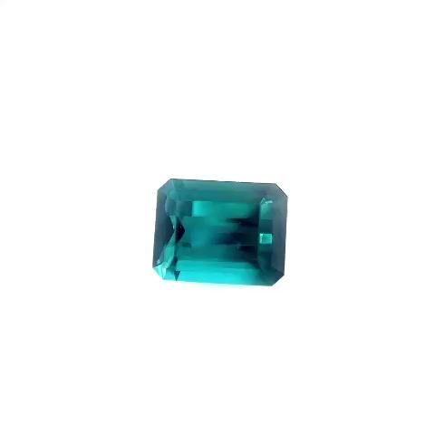 Turmalin 1,45 ct, niebieski, szlif szmaragdowy