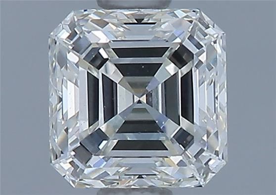 Prírodný diamant asscher, VVS2, J,... Prírodný diamant asscher, VVS2, J,...