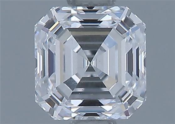 Prírodný diamant asscher, VS1, D,... Prírodný diamant asscher, VS1, D,...