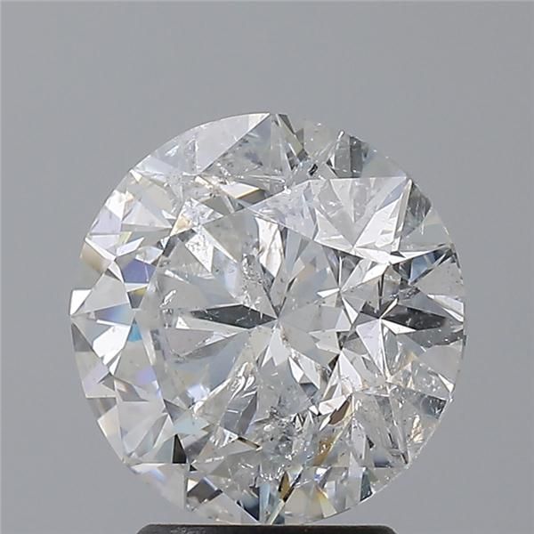 ROUND 3.0 Ct  F I1 EX EX NON