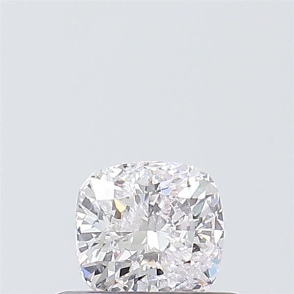 0.41-carat cushion diamond with null color, null cut, and I2 clarity.