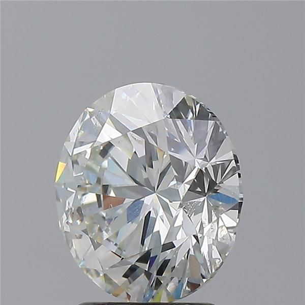 ROUND 2.55 Ct  H SI2 EX EX NON