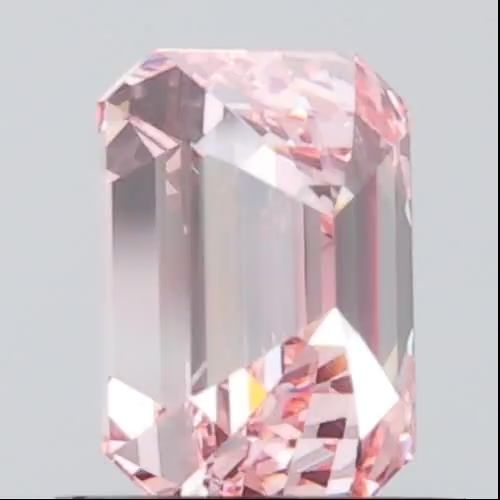 0.91 CT Fancy Vivid Pink EMERALD
