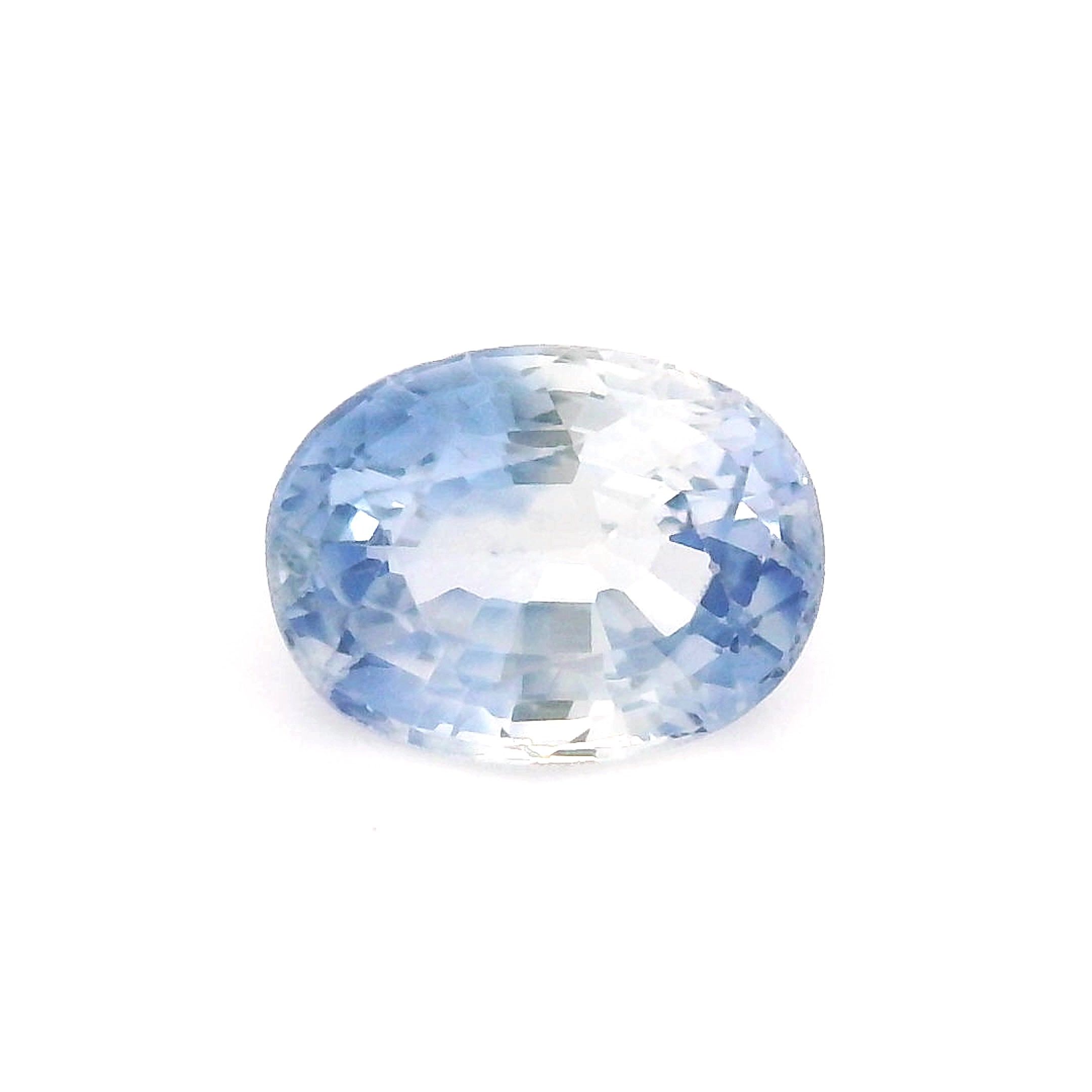 Szafir 1,04 ct, niebieski, szlif owalny