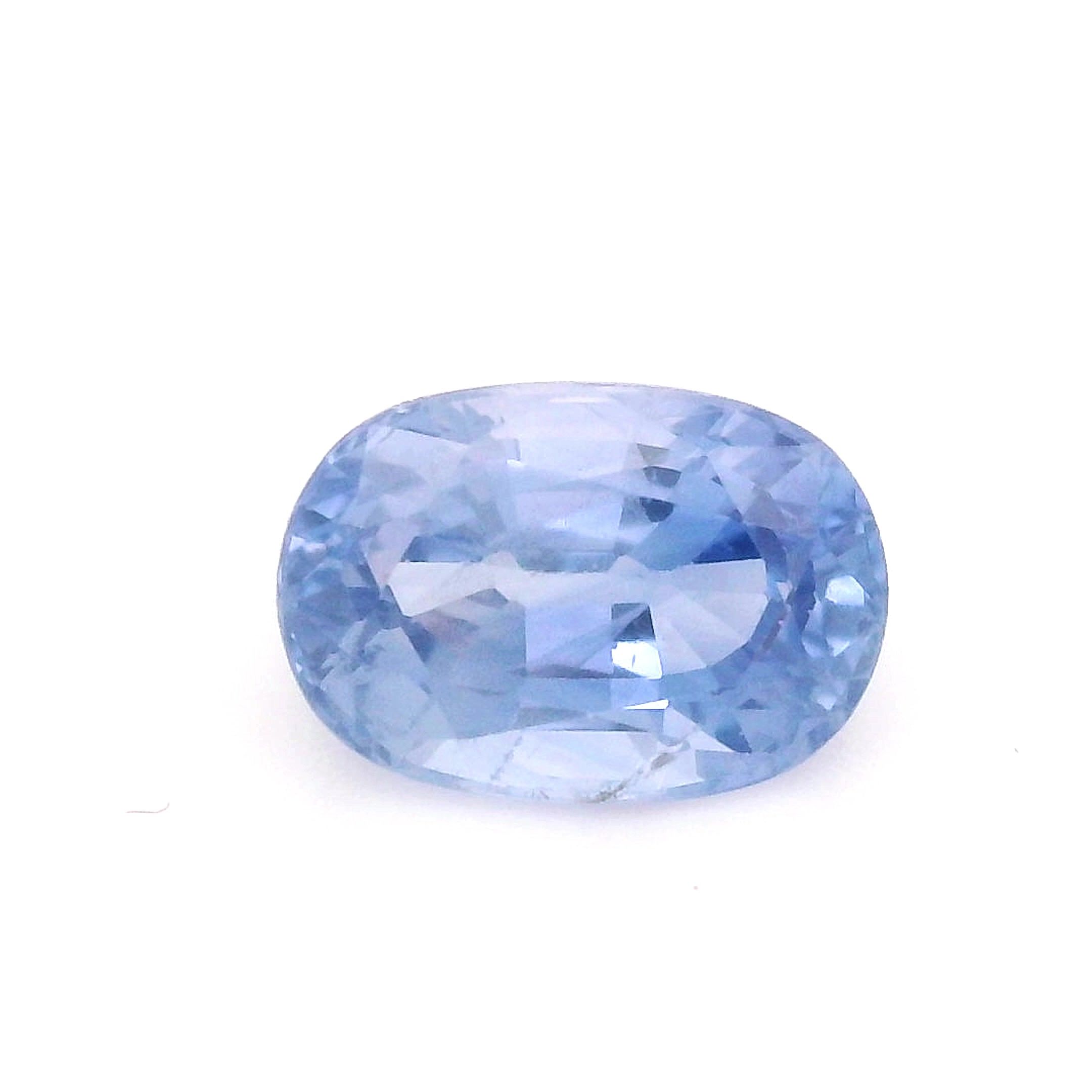 Szafir 1,24 ct, niebieski, szlif owalny