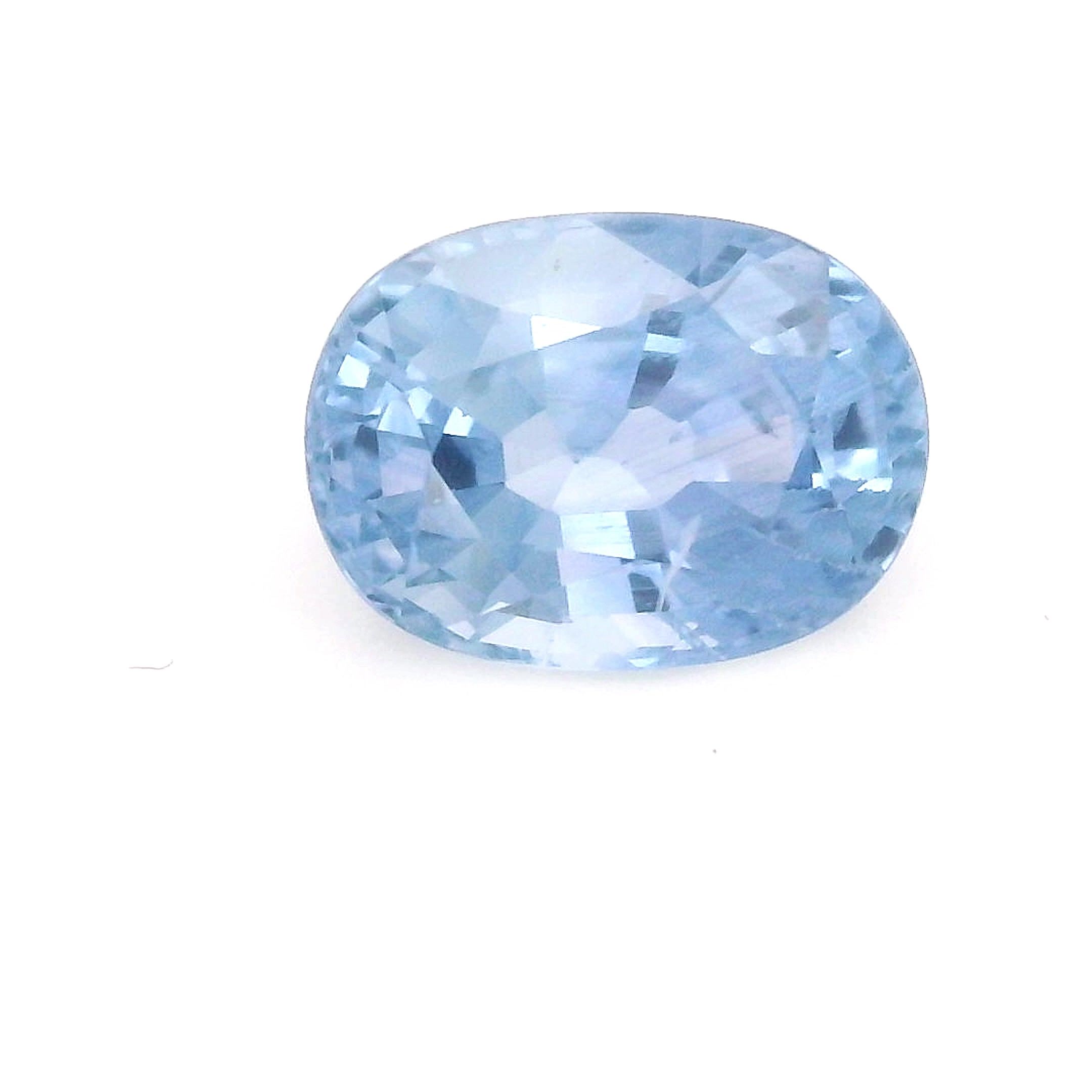 Szafir 1,23 ct, niebieski, szlif owalny