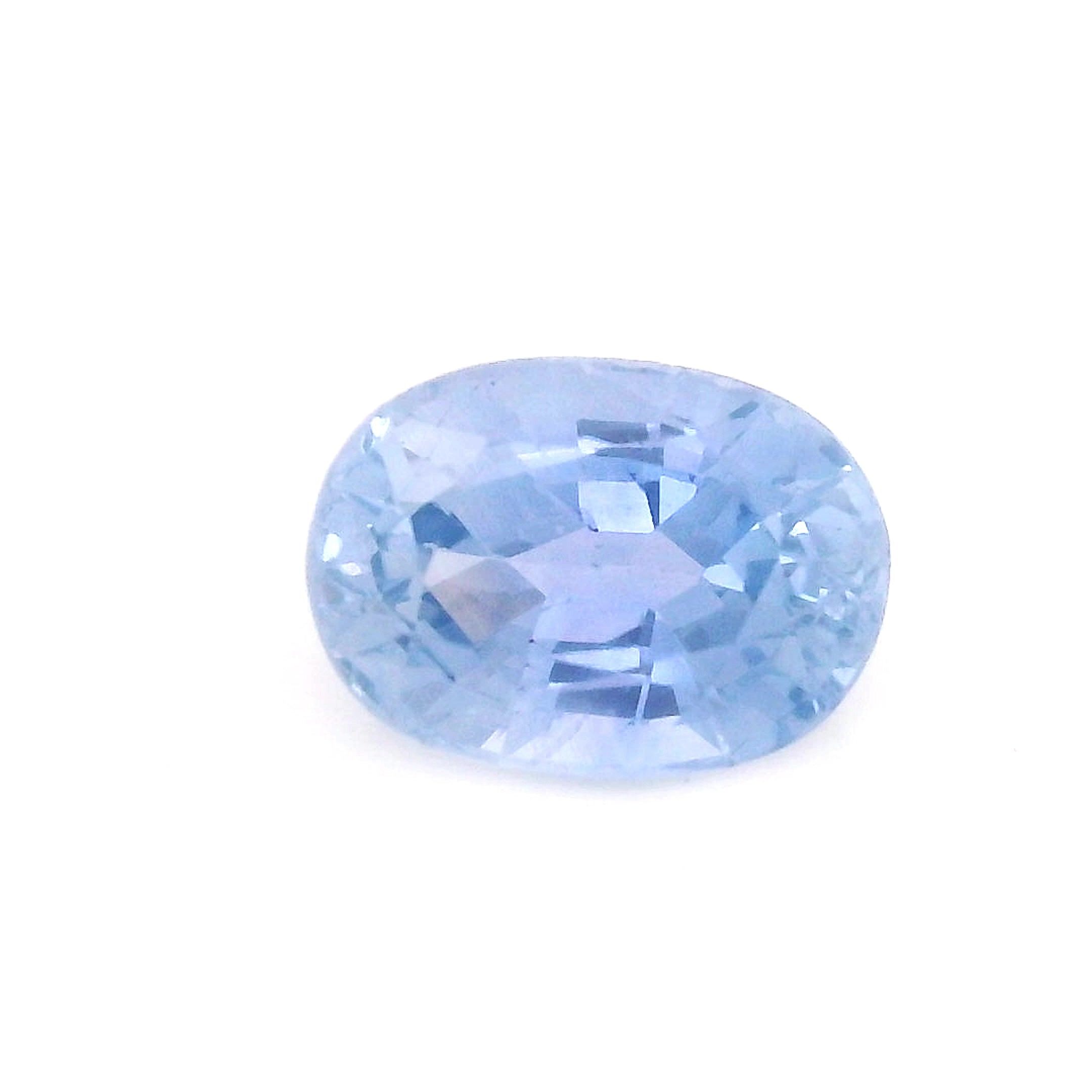 Szafir 1,05 ct, niebieski, szlif owalny