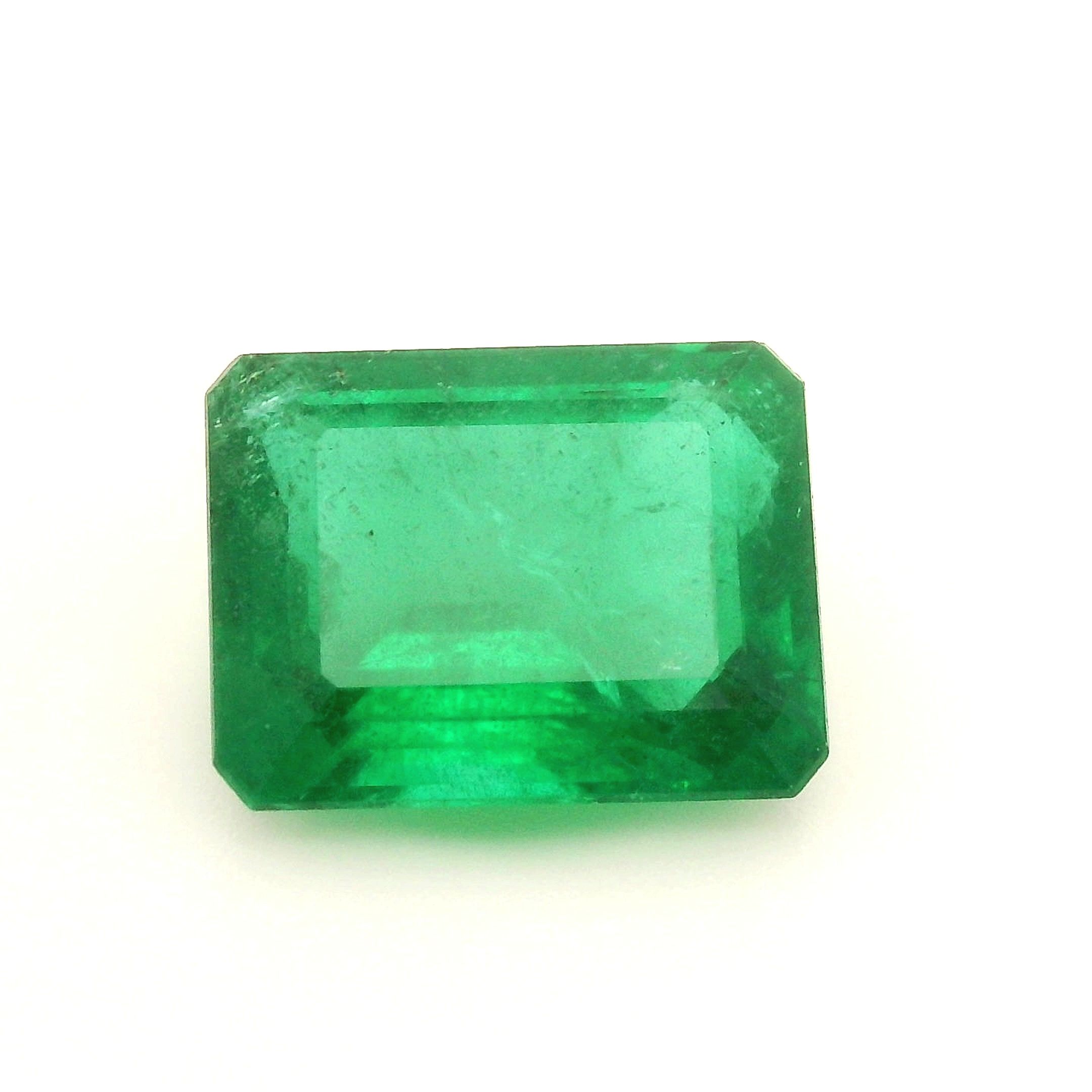Szmaragd 3,01 ct, zielony, szlif szmaragdowy