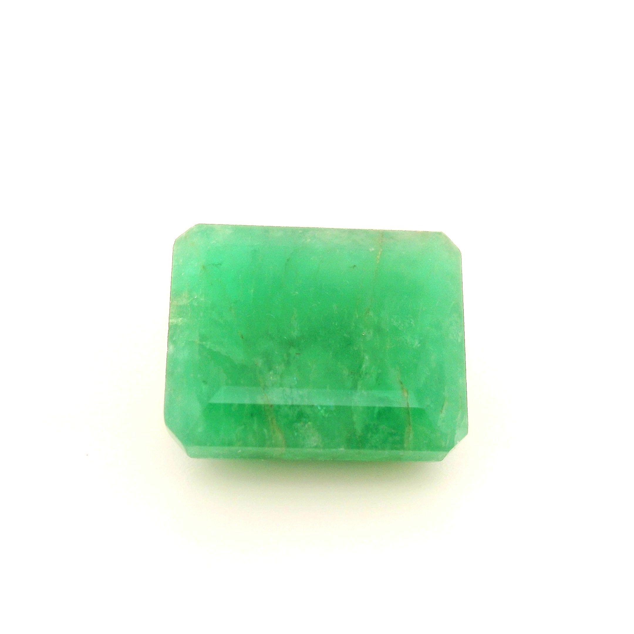 Szmaragd 5,10 ct, zielony, szlif szmaragdowy