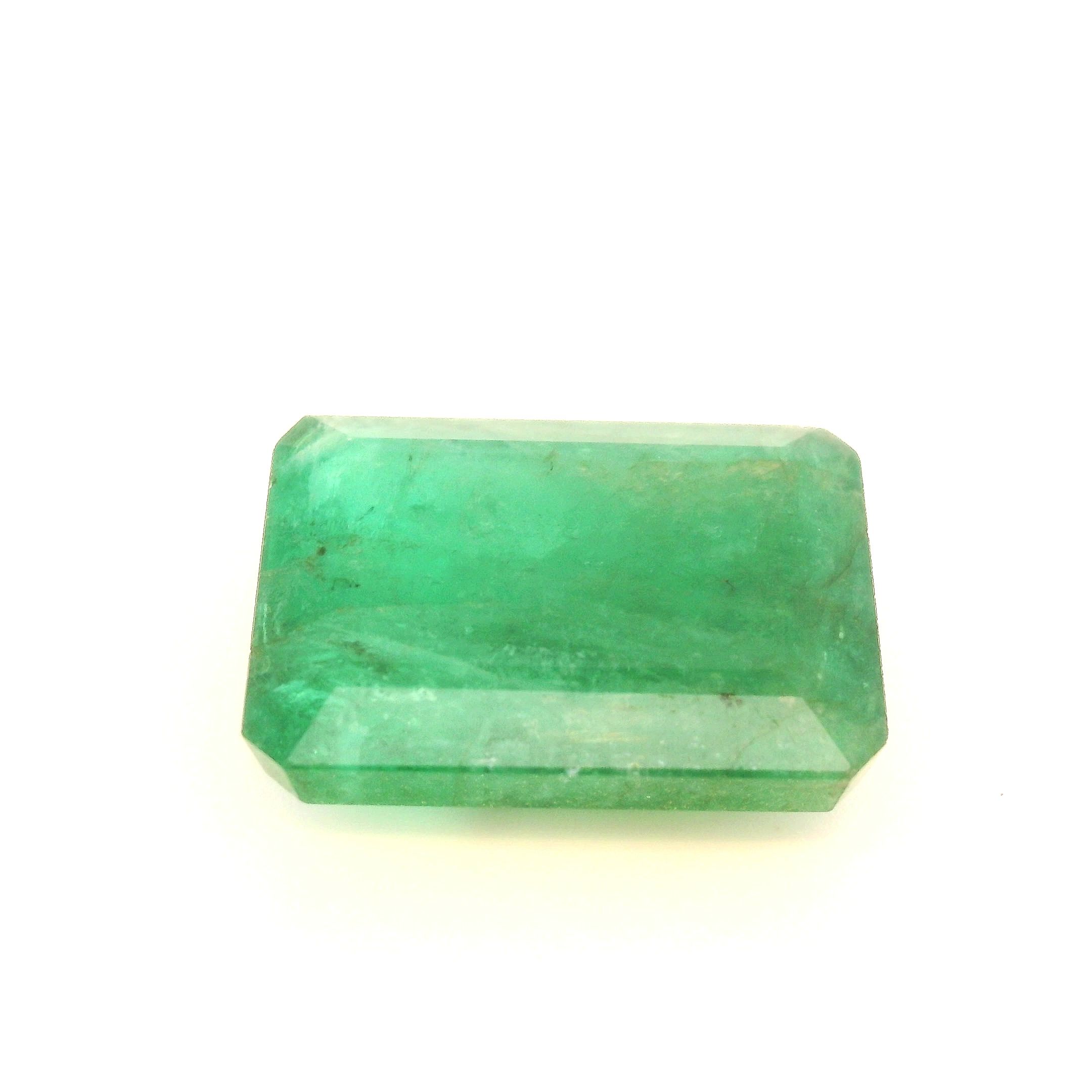 Szmaragd 11,70 ct, zielony, szlif szmaragdowy