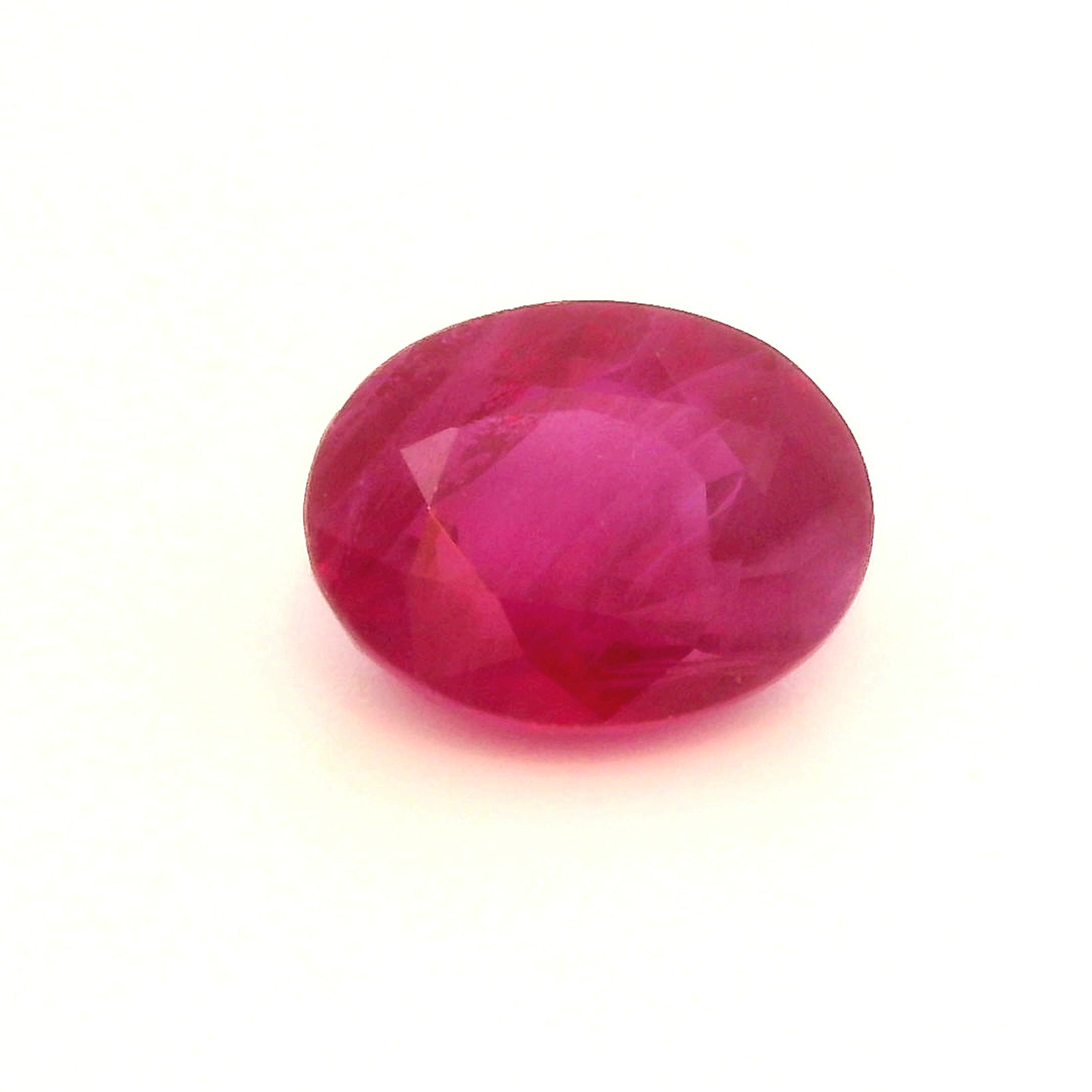 Rubin 1,50 ct, czerwony, szlif owalny