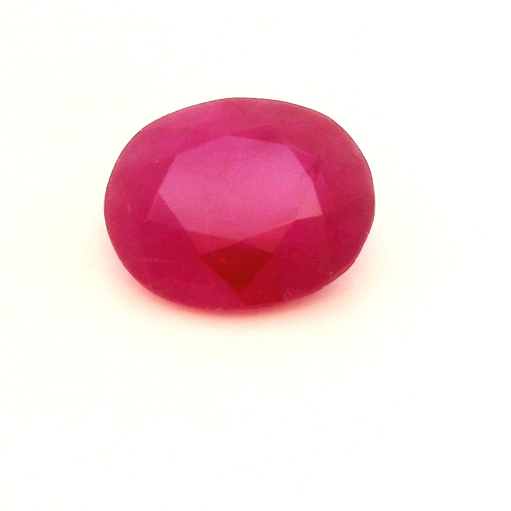Rubin 1,15 ct, czerwony, szlif owalny