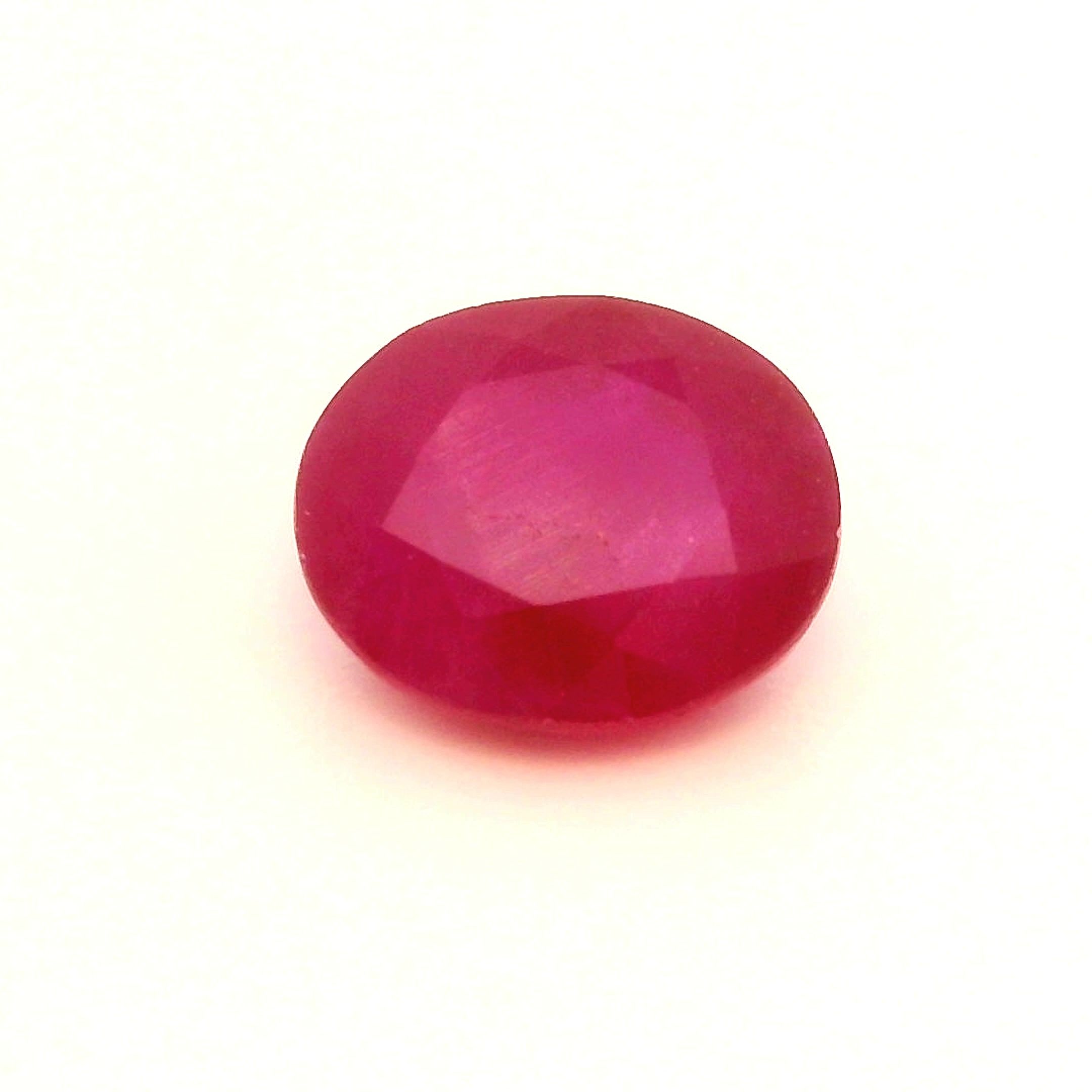 Rubin 1,17 ct, czerwony, szlif owalny