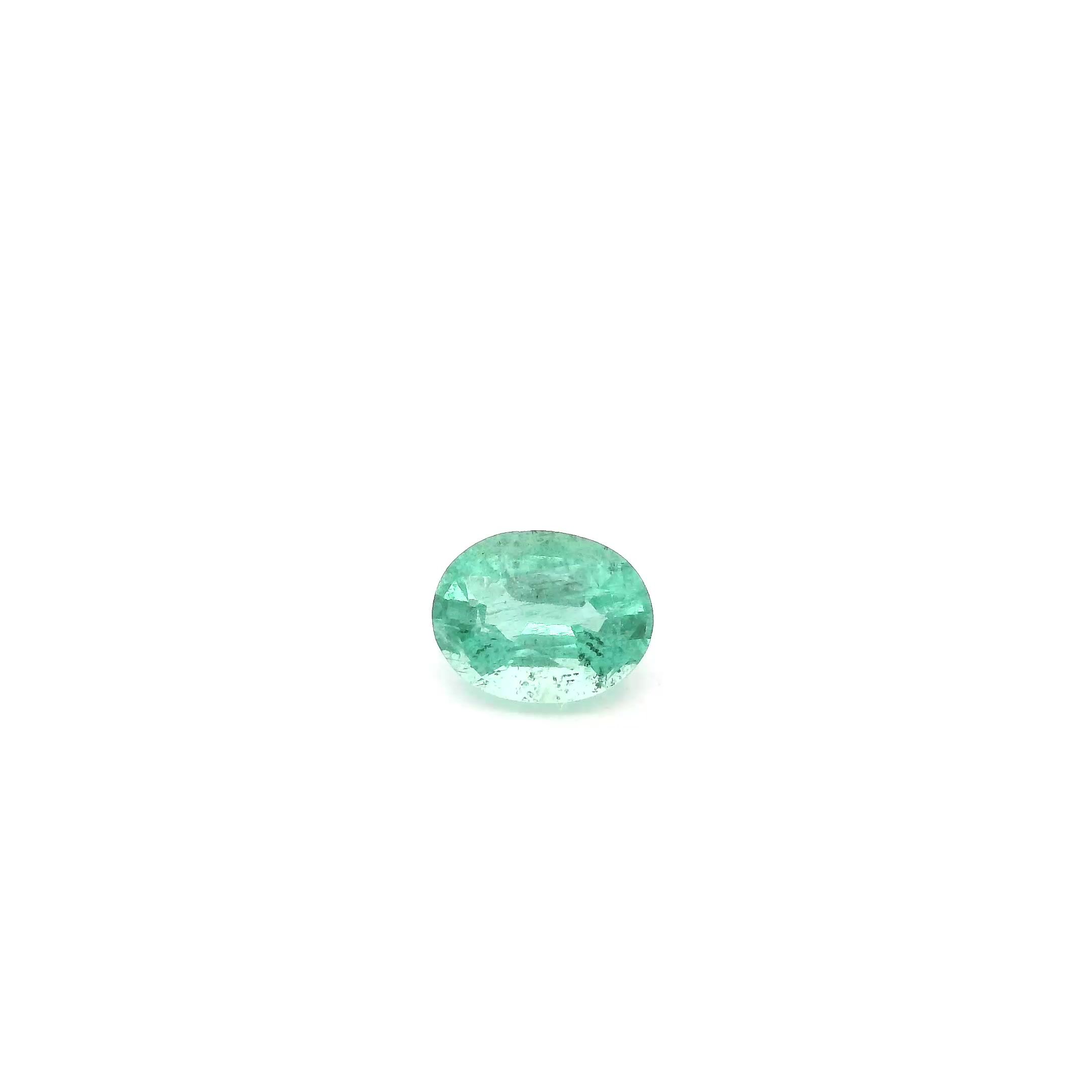 0.3ct - Green -  - Oval