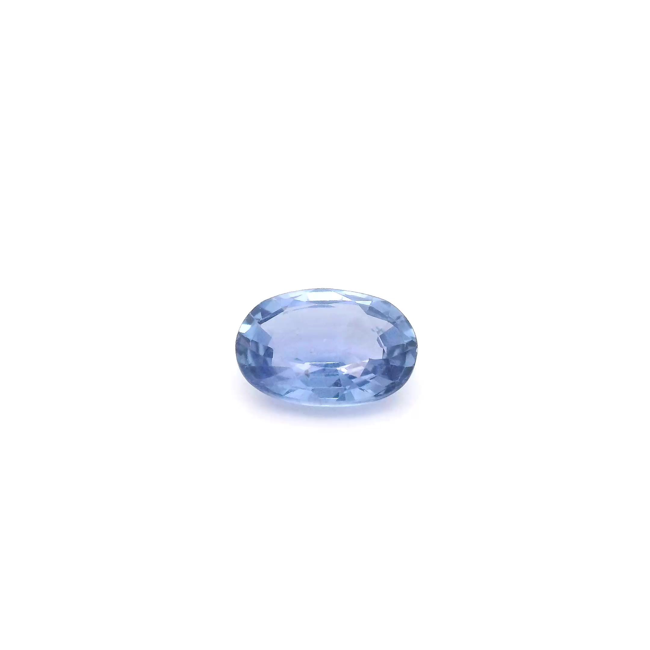 SAPPHIRE FACETED 0.95ct BLUE Intense SI THAILAND HEATED
