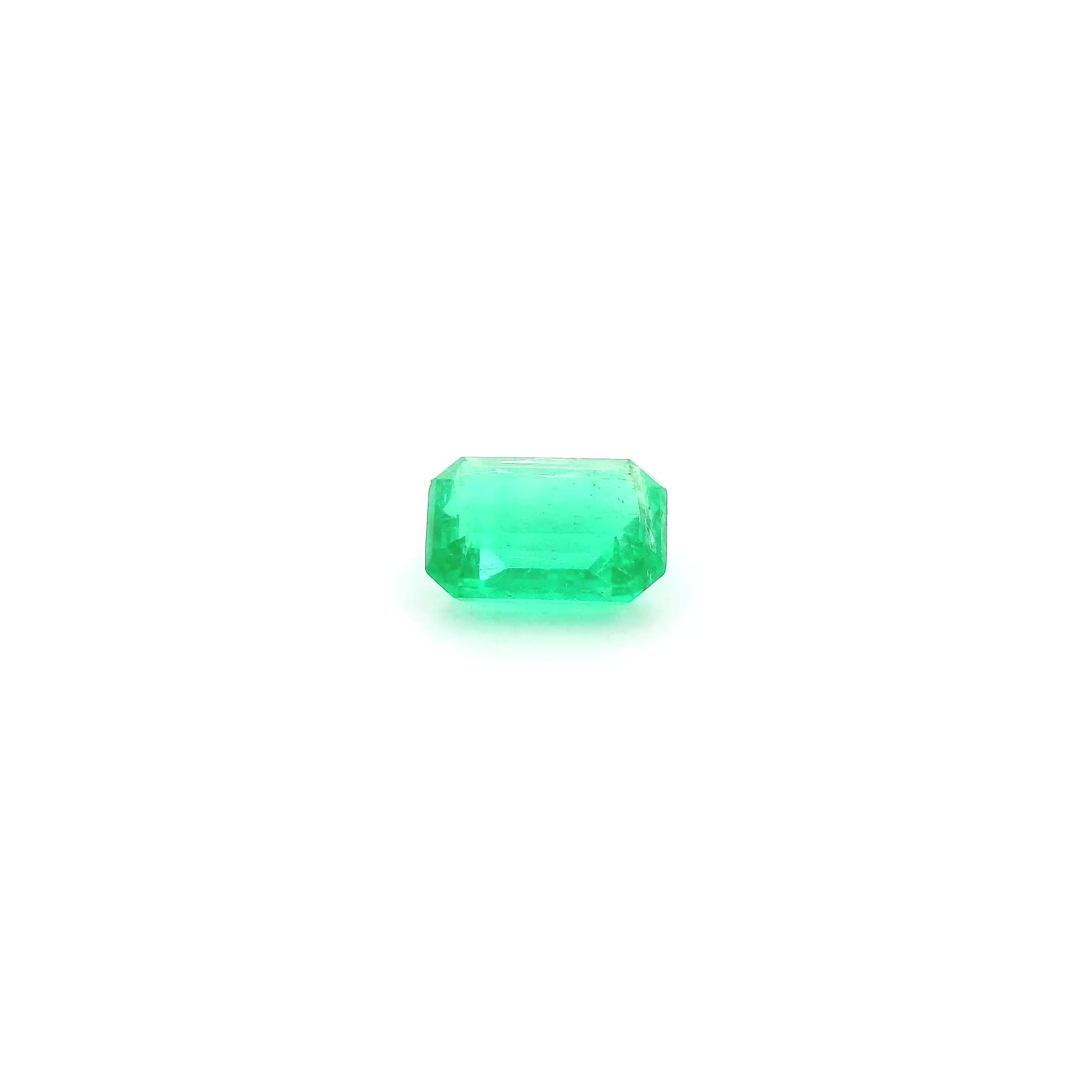 0.44 ct Octagonal emerald