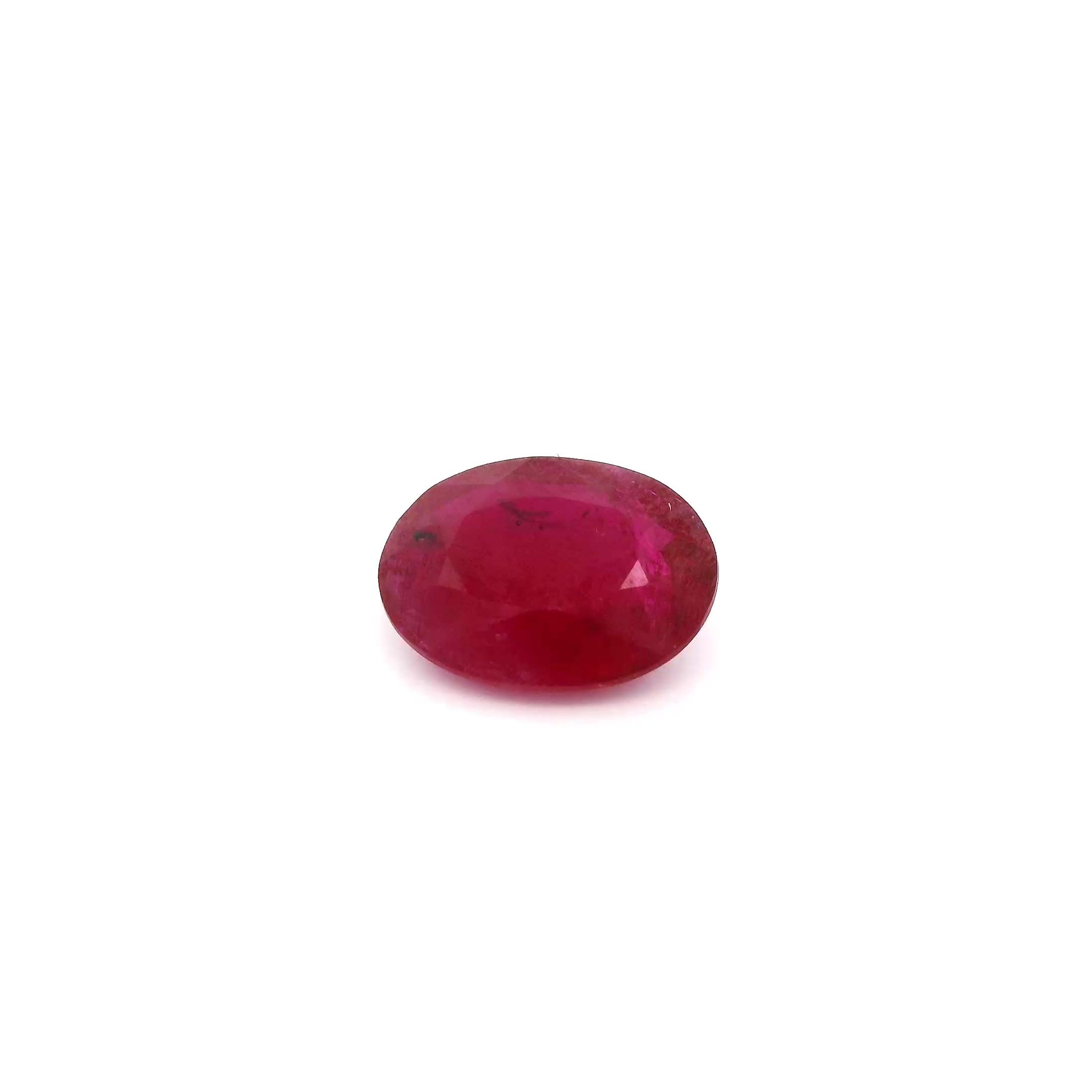 RUBY FACETED 1.38ct RED Intense SI MOZAMBIQUE HEATED