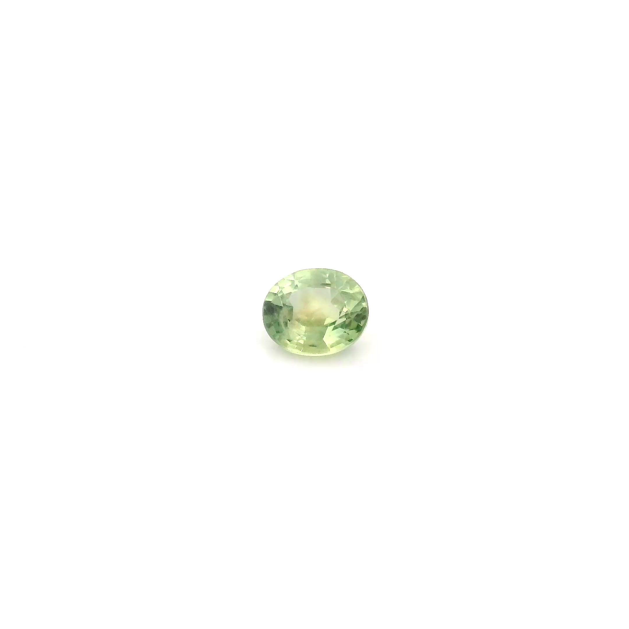 SAPPHIRE FACETED 0.31ct GREEN light EC UNITEDSTATES NONE