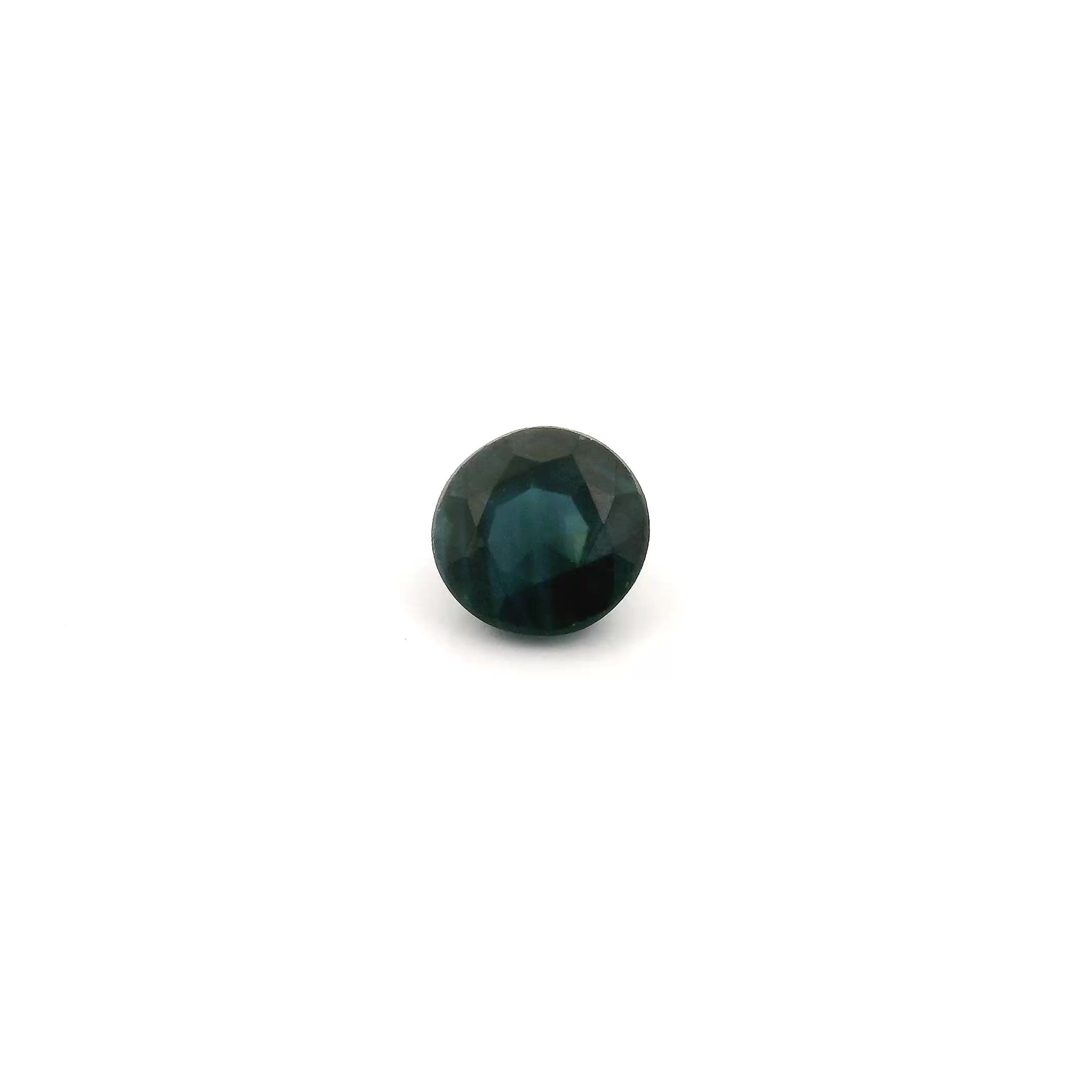 SAPPHIRE FACETED 0.61ct BLUE deep SI CAMBODIA HEATED