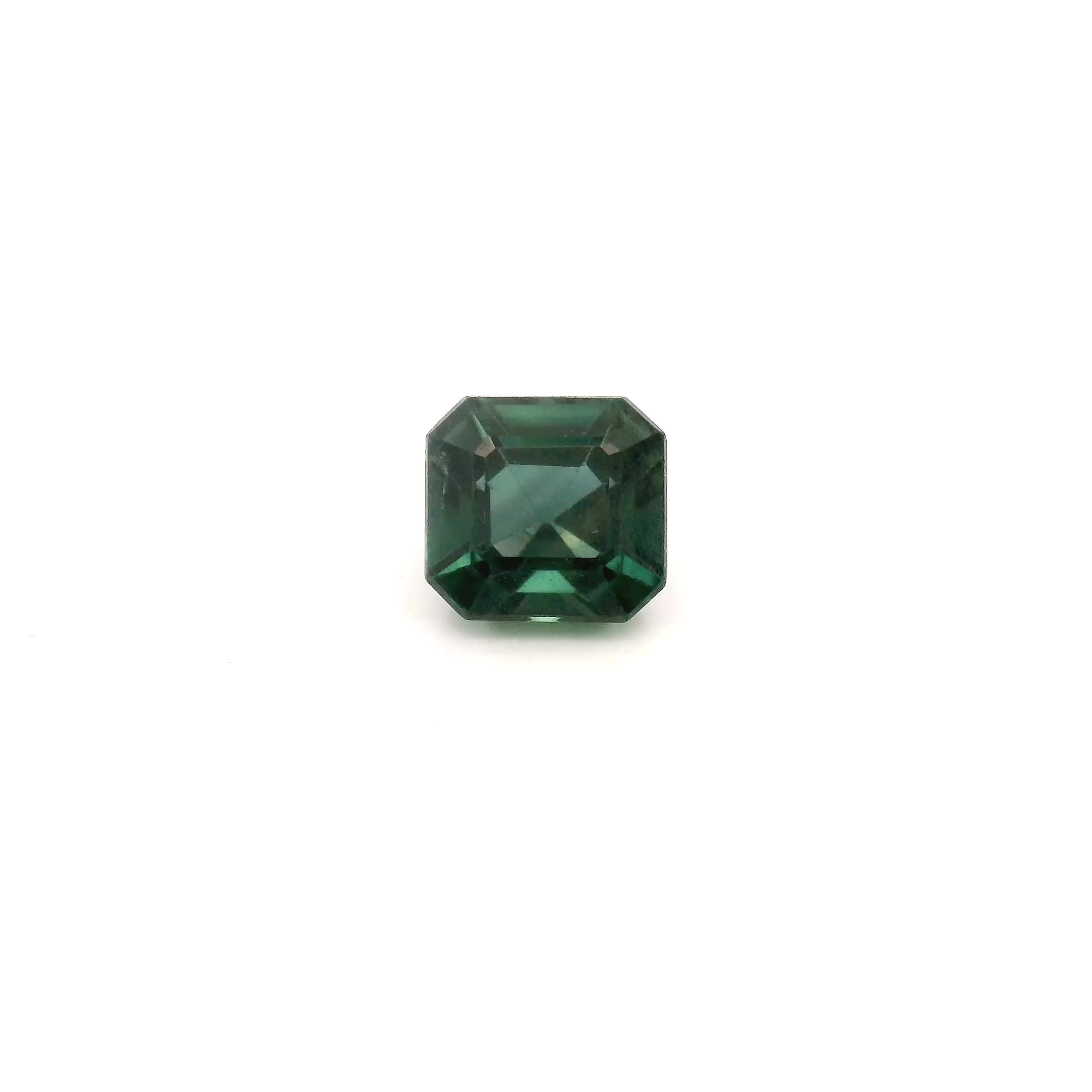Szafir 1,13 ct, niebieski, szlif ośmiokątny