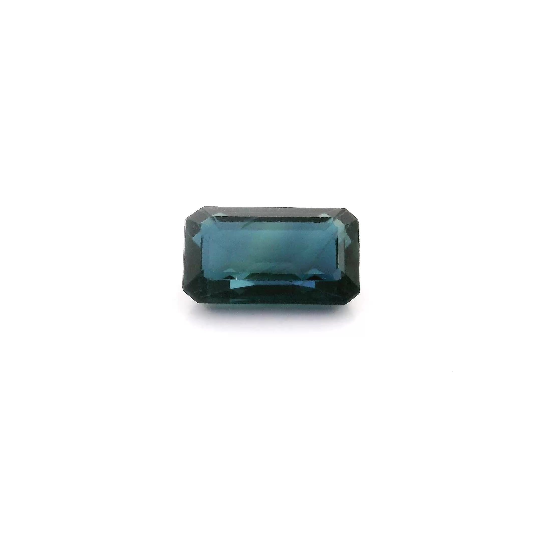 Szafir 1,61 ct, niebieski, szlif ośmiokątny