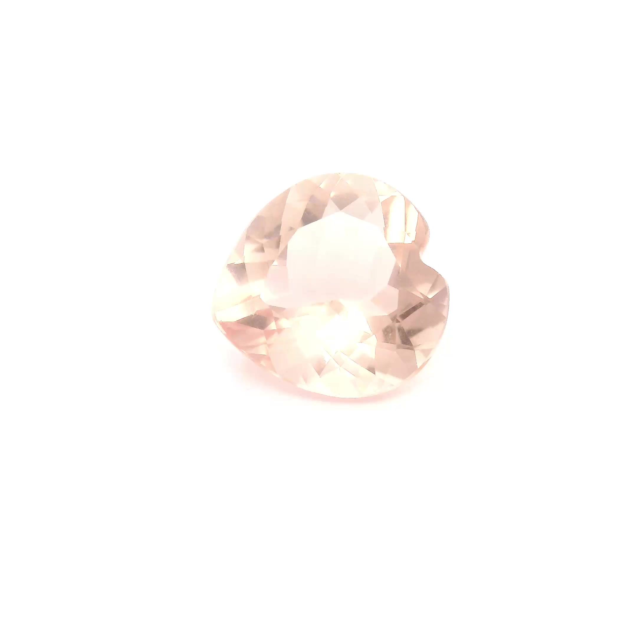 MORGANITE FACETED 2.09ct PINK Brownish Pink/Light EC MOZAMBIQUE HEATED