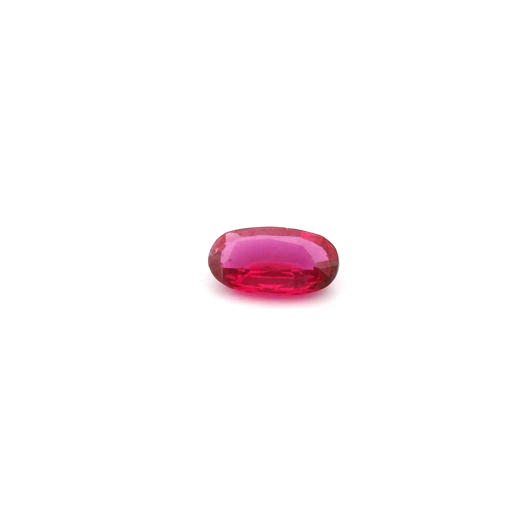 RUBY FACETED 0.41ct RED Intense SI MOZAMBIQUE NONE