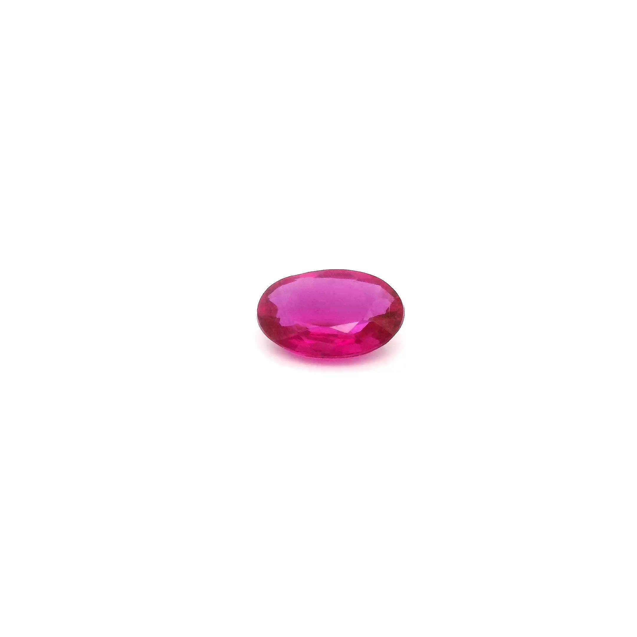 RUBY FACETED 0.44ct RED Intense SI MOZAMBIQUE NONE