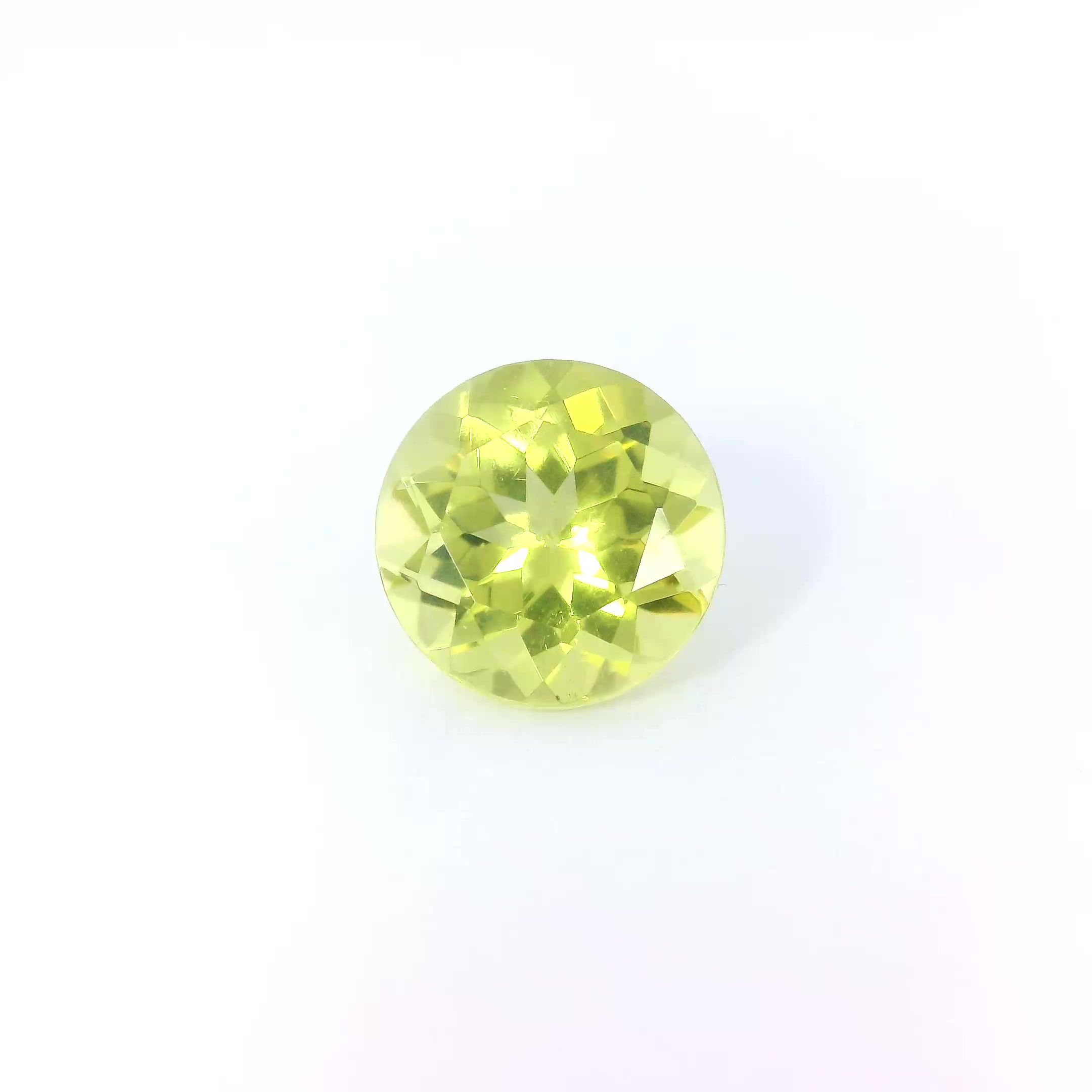 Apatyt 2,15 ct, żółty, szlif okrągły