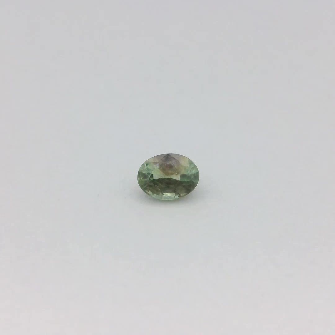 SAPPHIRE FACETED 0.51ct GREEN Yellowish Green MI UNITEDSTATES NONE