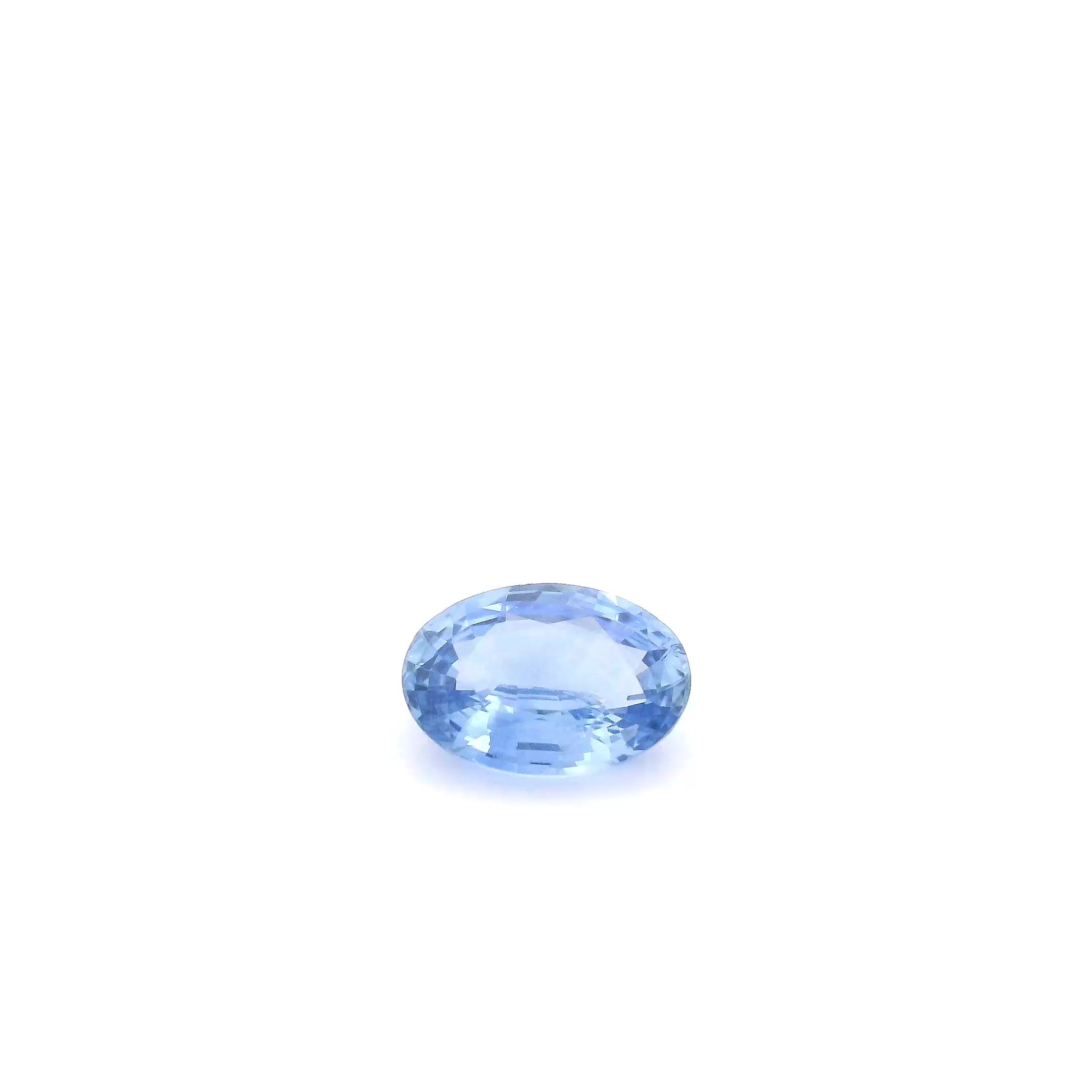 SAPPHIRE FACETED 0.8ct BLUE Medium Intense EC SRILANKA HEATED