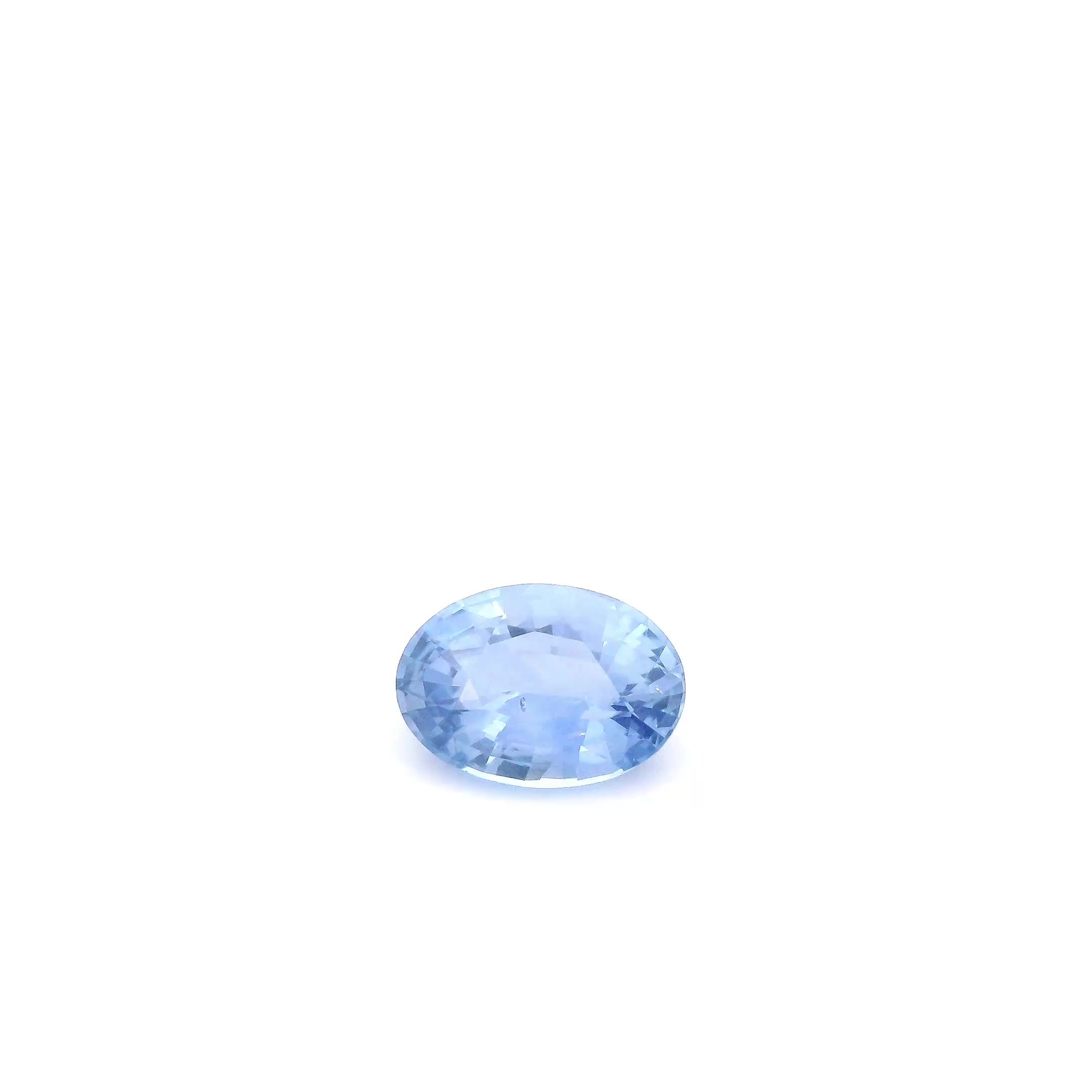 SAPPHIRE FACETED 0.77ct BLUE Intense EC SRILANKA HEATED