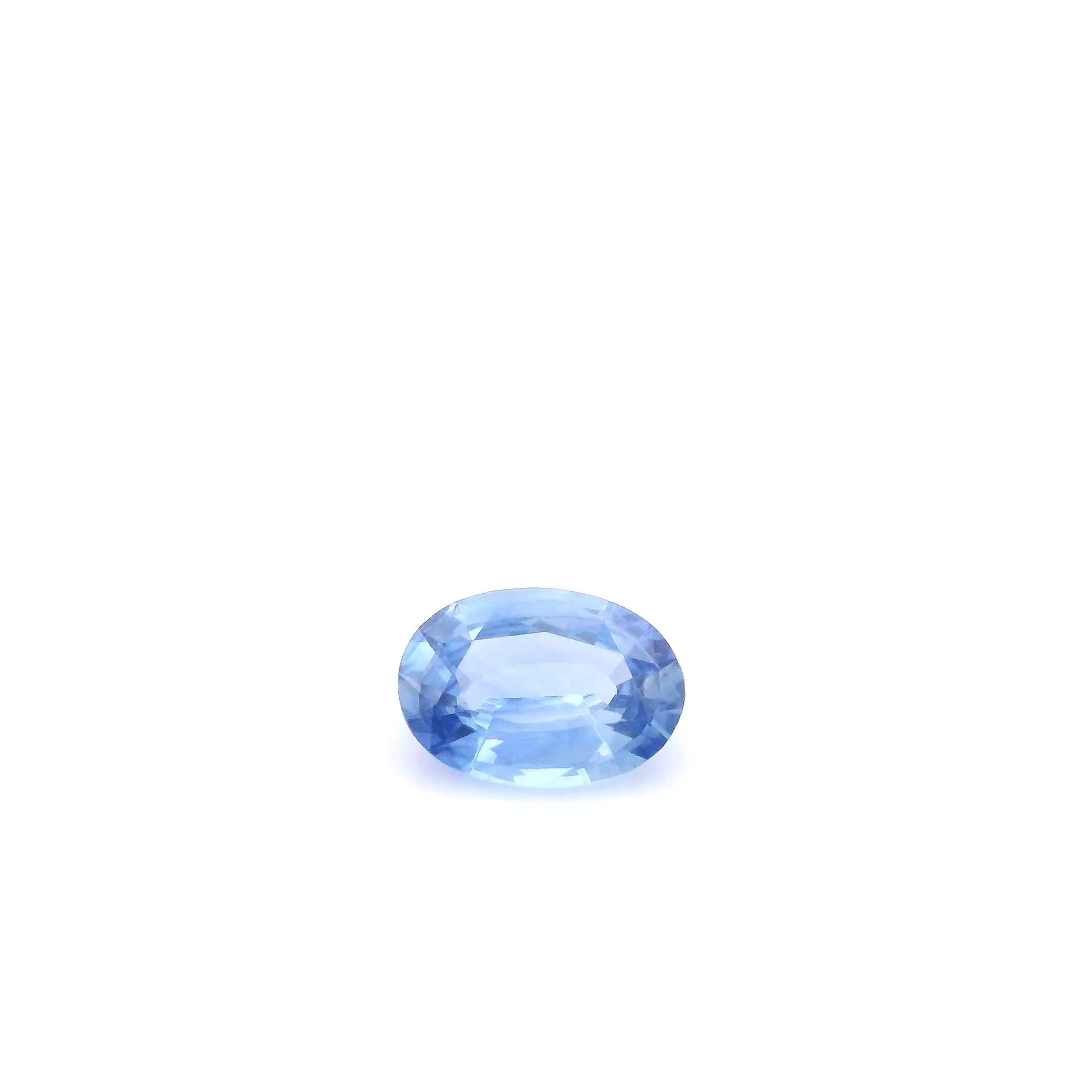 SAPPHIRE FACETED 0.71ct BLUE Intense EC SRILANKA HEATED