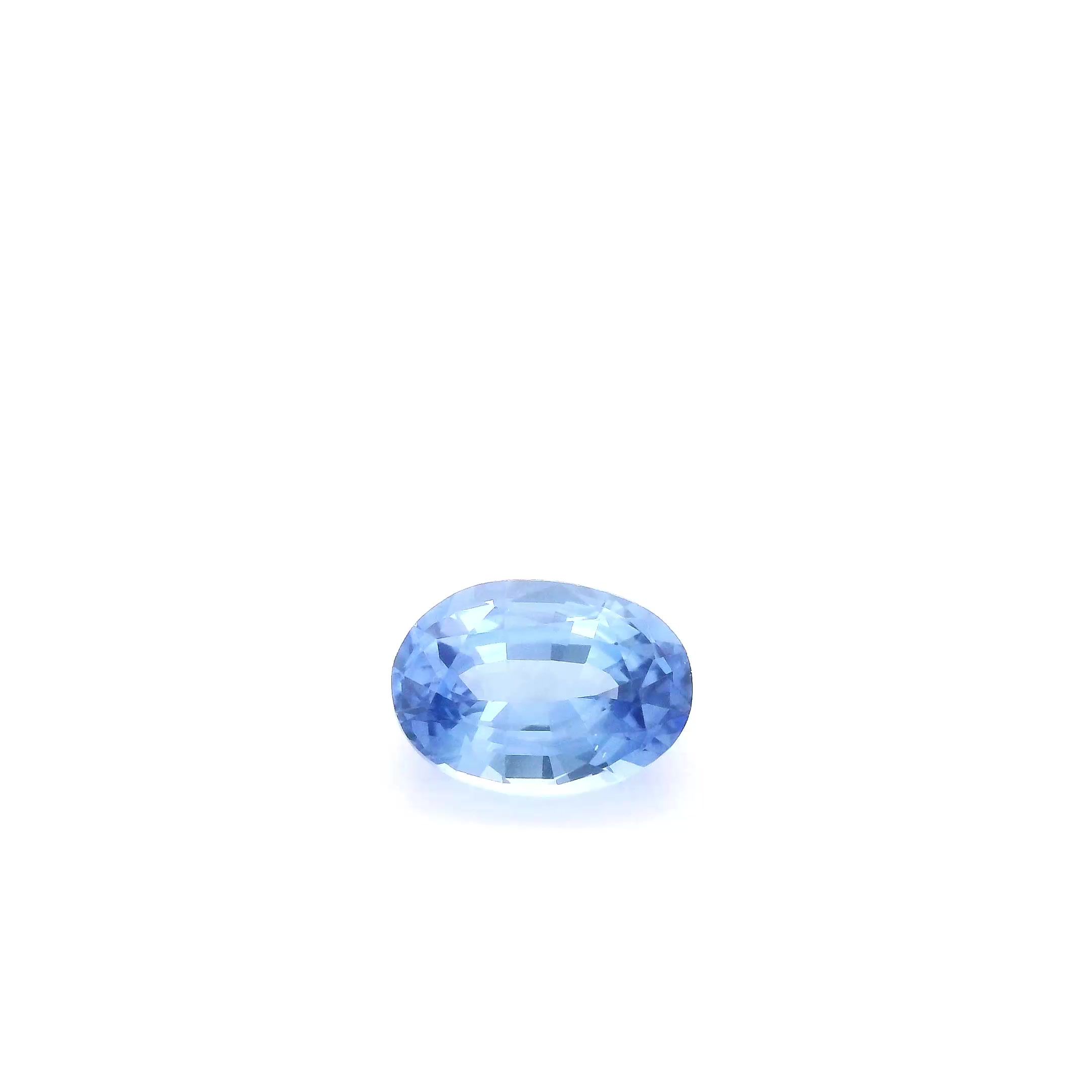 SAPPHIRE FACETED 1.1ct BLUE Medium Intense EC SRILANKA HEATED