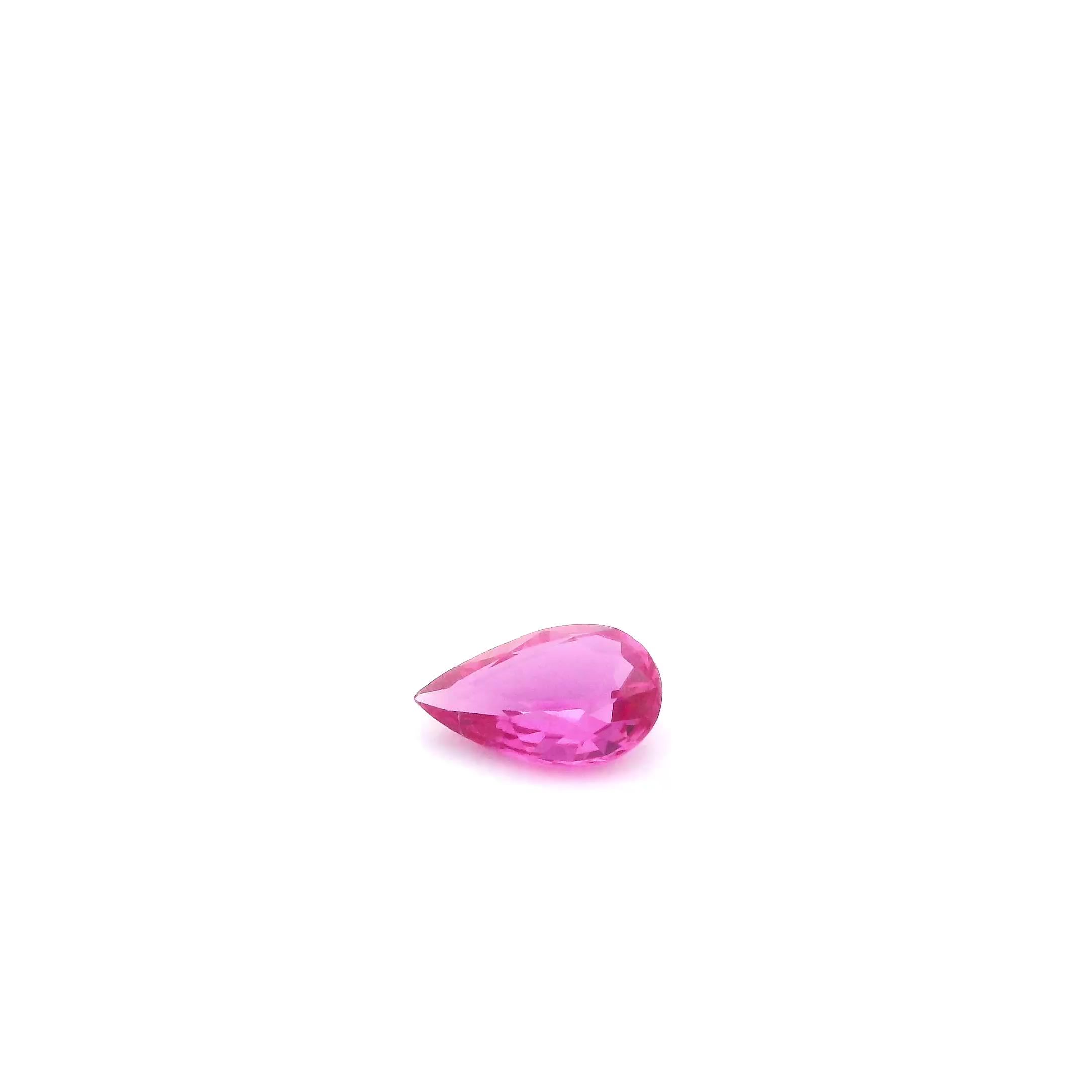 RUBY FACETED 0.35ct RED Vivid SI MOZAMBIQUE NONE